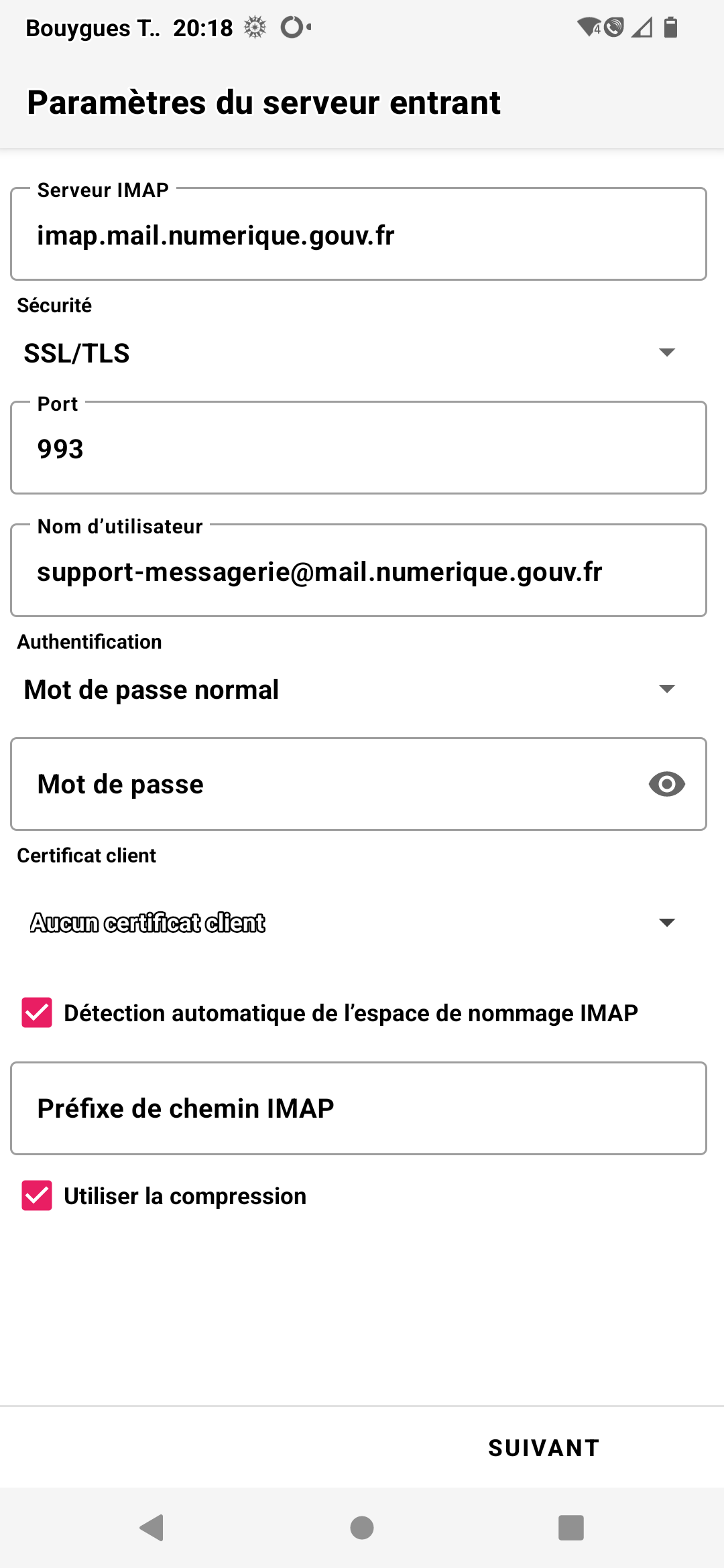 email mobile