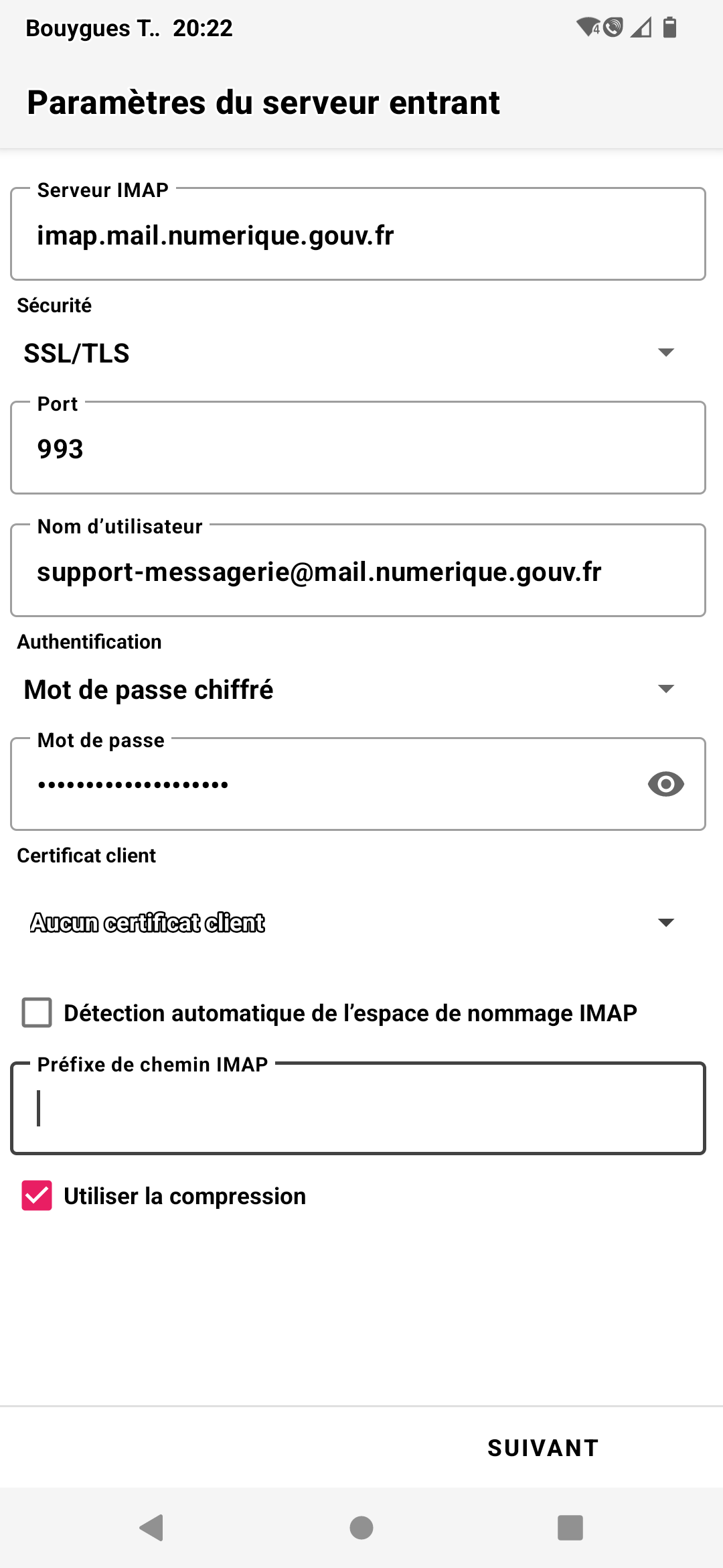 email mobile