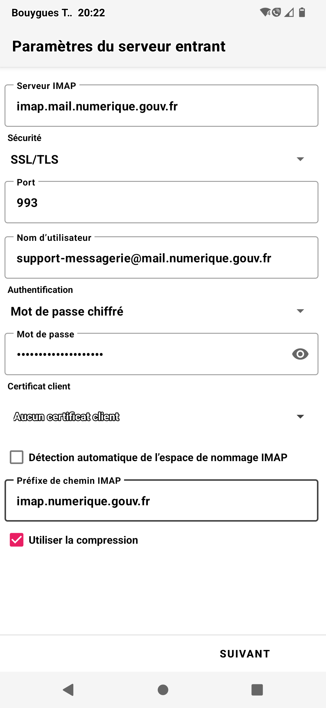email mobile