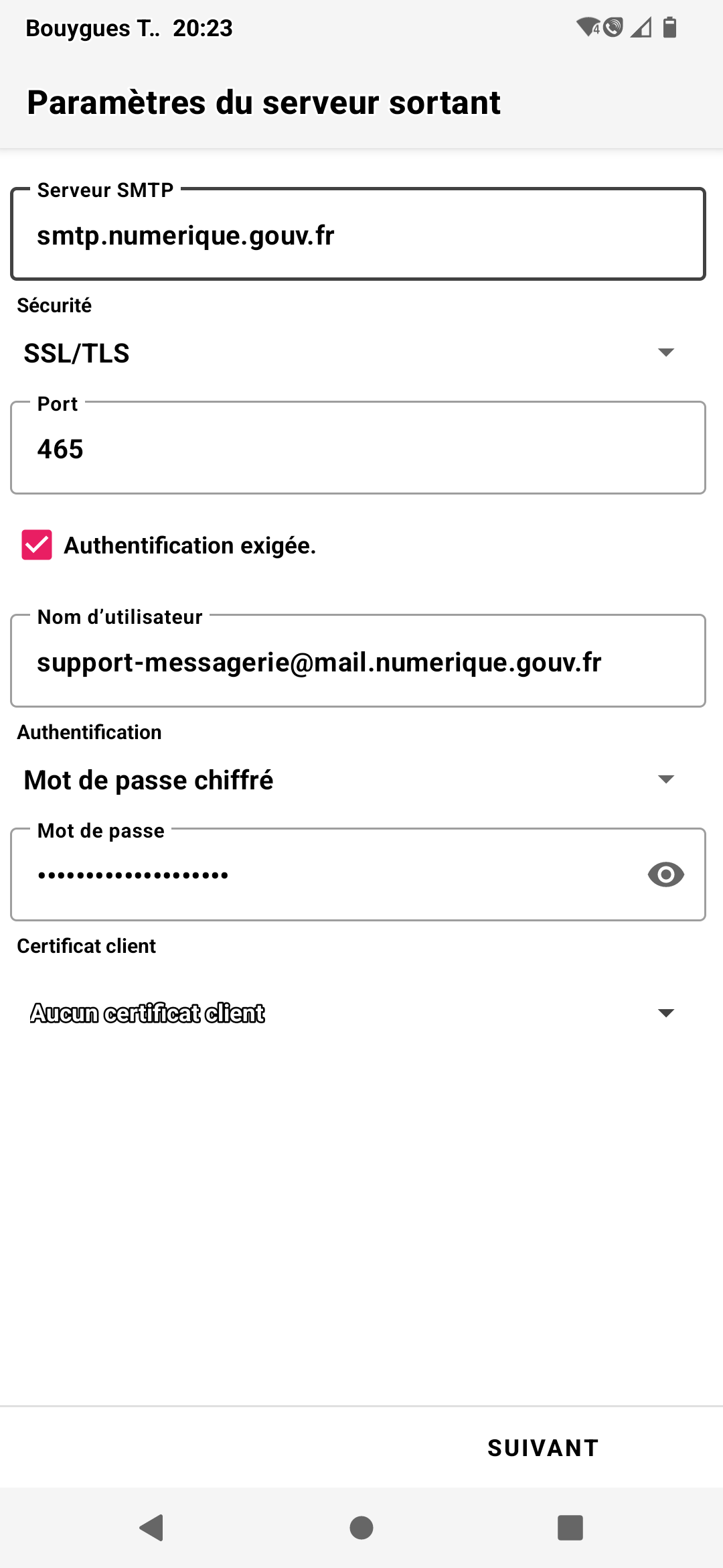 email mobile