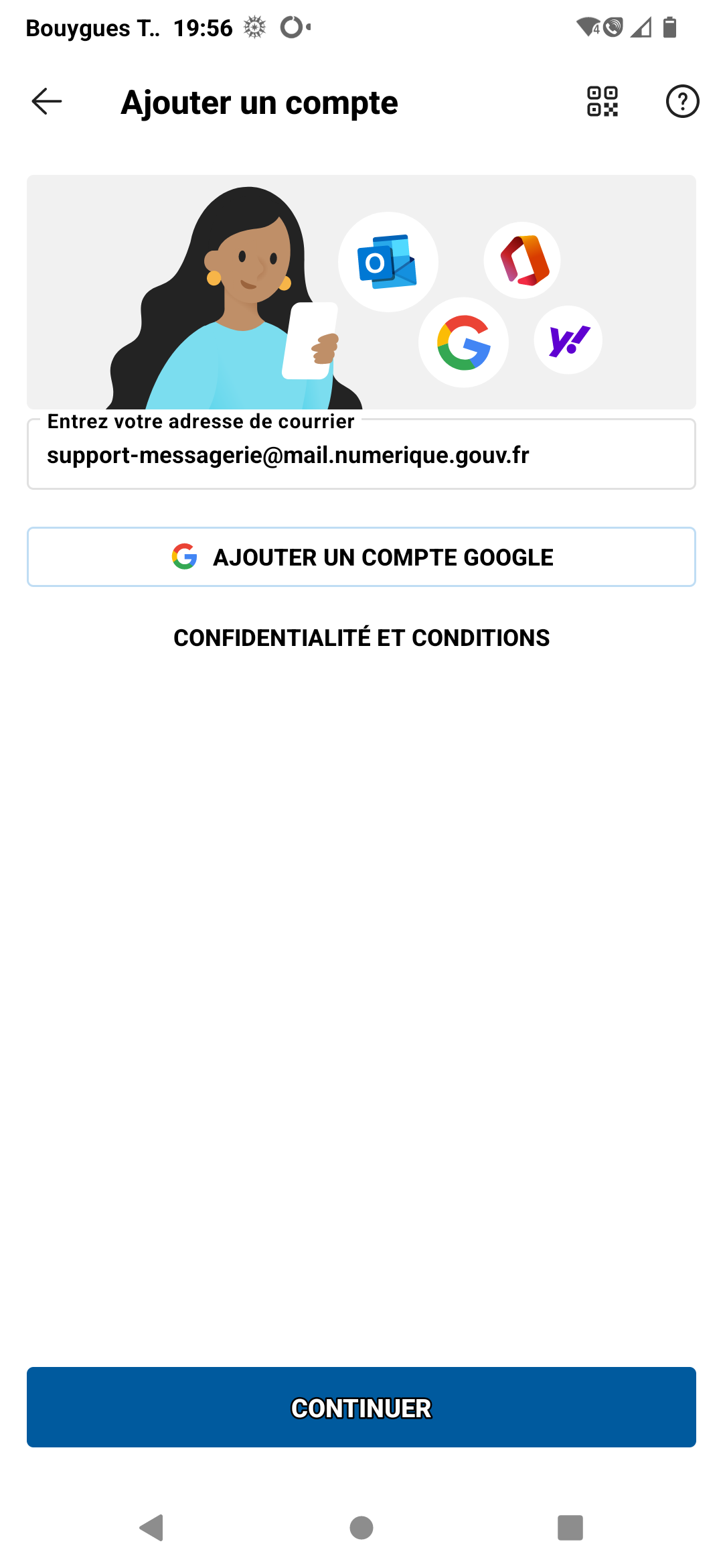 email mobile